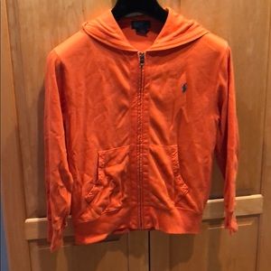 Polo orange sweatshirt